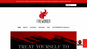 What Firewonder.com website looked like in 2019 (5 years ago)