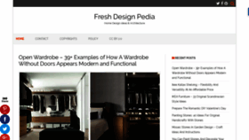 What Freshdesignpedia.com website looked like in 2019 (5 years ago)