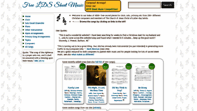What Freeldssheetmusic.org website looked like in 2019 (5 years ago)