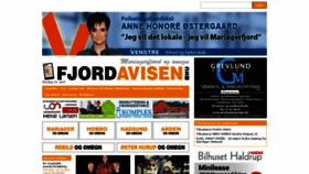 What Fjordavisen.nu website looked like in 2019 (5 years ago)
