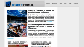 What Foerderportal.at website looked like in 2019 (5 years ago)