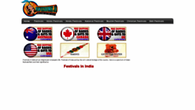 What Festivalsinindia.net website looked like in 2019 (5 years ago)