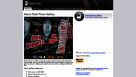 What Flashgallery.org website looked like in 2019 (5 years ago)