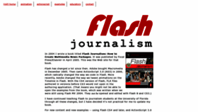 What Flashjournalism.com website looked like in 2019 (5 years ago)