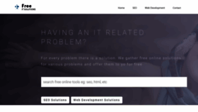 What Freeitsolutions.com website looked like in 2019 (5 years ago)