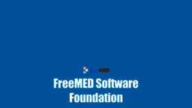What Freemedsoftware.org website looked like in 2019 (5 years ago)