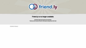 What Friend.ly website looked like in 2019 (5 years ago)