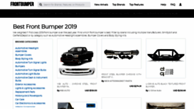 What Frontbumper.org website looked like in 2019 (5 years ago)