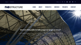 What Fabstructure.in website looked like in 2019 (5 years ago)