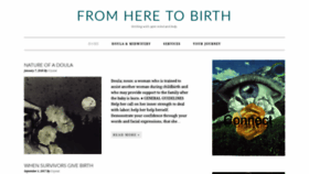 What Fromheretofree.com website looked like in 2019 (6 years ago)