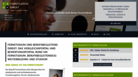 What Fernstudium-direkt.de website looked like in 2019 (5 years ago)
