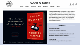 What Faber.co.uk website looked like in 2019 (5 years ago)