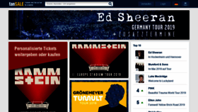 What Fansale.de website looked like in 2019 (6 years ago)