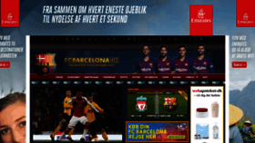 What Fcbarcelona.dk website looked like in 2019 (5 years ago)