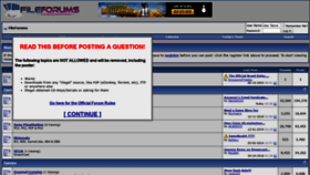 What Fileforums.com website looked like in 2019 (6 years ago)