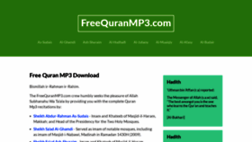What Freequranmp3.com website looked like in 2019 (4 years ago)