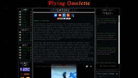 What Flyingomelette.com website looked like in 2019 (5 years ago)