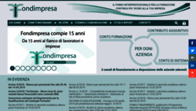 What Fondimpresa.it website looked like in 2019 (4 years ago)