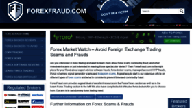 What Forexfraud.com website looked like in 2019 (5 years ago)