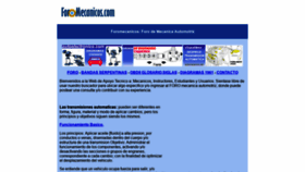 What Foromecanicos.com website looked like in 2019 (5 years ago)