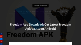 What Freedomappz.com website looked like in 2019 (5 years ago)