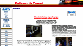 What Failsworthtravel.co.uk website looked like in 2019 (5 years ago)