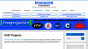 What Freeproject24.com website looked like in 2019 (5 years ago)