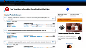What Footballtransferleague.co.uk website looked like in 2019 (7 years ago)