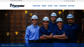What Forresterconstruction.com website looked like in 2019 (4 years ago)