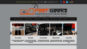 What Fastgeekz.com website looked like in 2019 (4 years ago)