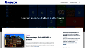 What Fluxenet.fr website looked like in 2019 (5 years ago)