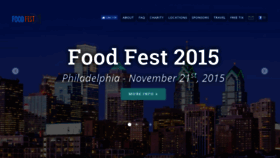 What Foodfest.org website looked like in 2019 (4 years ago)
