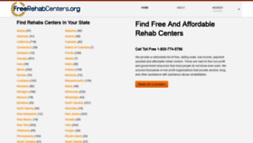 What Freerehabcenters.org website looked like in 2019 (4 years ago)