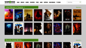 What F123movies.com website looked like in 2019 (4 years ago)