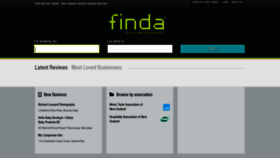 What Finda.co.nz website looked like in 2019 (4 years ago)