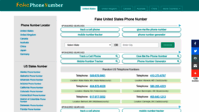 What Fakephonenumber.net website looked like in 2019 (4 years ago)