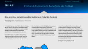 What Frf-ajf.ro website looked like in 2019 (4 years ago)