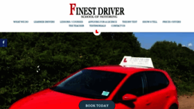 What Finestdriver.com website looked like in 2019 (4 years ago)