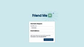 What Friendme.com website looked like in 2019 (4 years ago)