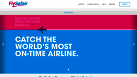 What Flysafair.com website looked like in 2019 (4 years ago)