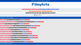 What Filmyhits.world website looked like in 2019 (4 years ago)