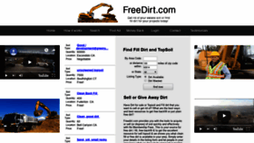What Freedirt.com website looked like in 2019 (4 years ago)