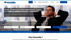 What Financially.co website looked like in 2019 (4 years ago)