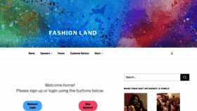 What Fashionlandagency.net website looked like in 2019 (4 years ago)