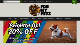 What Formypetz.com.au website looked like in 2019 (4 years ago)