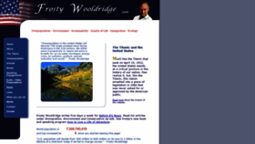 What Frostywooldridge.com website looked like in 2019 (4 years ago)