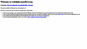 What Forpeace.mayfirst.org website looked like in 2019 (4 years ago)