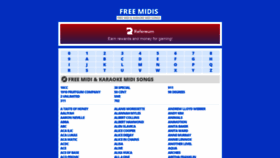 What Freemidis.net website looked like in 2019 (4 years ago)