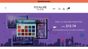 What Focallure.com website looked like in 2019 (4 years ago)