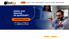 What Facilnettelecom.com.br website looked like in 2019 (4 years ago)